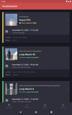 Rocket Watchr - SpaceX, NASA, android App screenshot 10