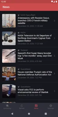 Rocket Watchr - SpaceX, NASA, android App screenshot 15