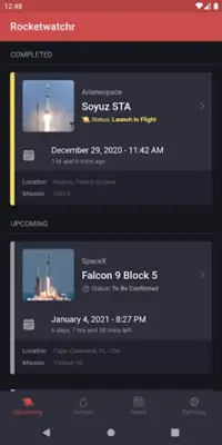 Rocket Watchr - SpaceX, NASA, android App screenshot 20